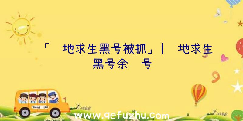 「绝地求生黑号被抓」|绝地求生黑号余额号